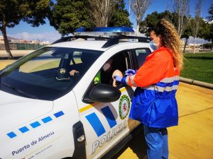 La Policía Portuaria recibe la primera dosis de la vacuna contra la covid-19