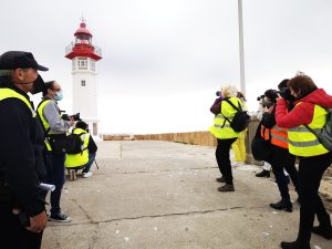 Participantes en el Concurso de Fotografía, en el Puerto de Almería