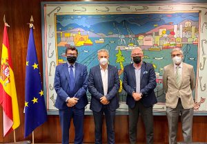 El presidente de Puertos del Estado y el presidente de la APA, tras la reunión del Plan de Empresa