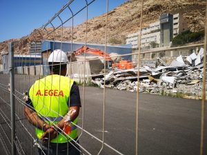 Demolición de las naves y casetas del Puerto Pesquero