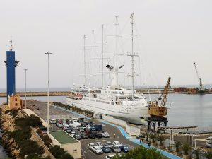 Crucero Wind Surf, el pasado 11 de agosto en el Muelle de Levante