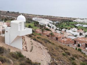 Vista del Faro de Mojácar