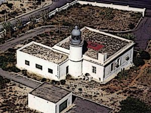 Vista aérea del Faro de Garrucha
