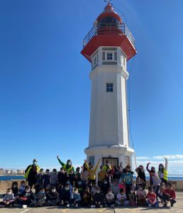 Escolares de La Mojonera de excursión en el Puerto