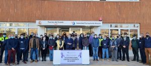 Minuto de silencio en el Puerto en el Día contra la Violencia de Género