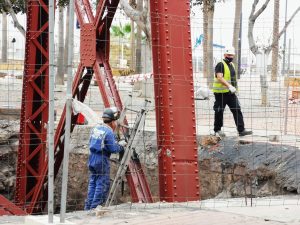 Una de las bases del Cable Inglés