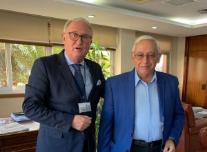 El presidente de la APA recibe al jefe del Servicio de Vigilancia Aduanera