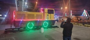 Iluminación especial de Navidad en el Puerto de Almería