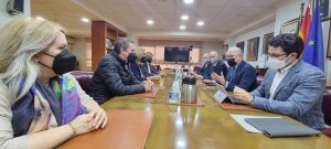 La APA, la FBA y el Ayuntamiento de Níjar, en la reunión para hablar del Puerto Seco
