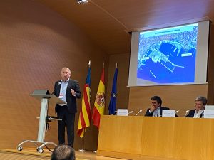 Jesús Caicedo, en el Symposium celebrado en Valencia