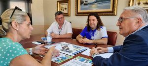 Reunión de la APA con la Federación de Peñas de Fútbol de Almería