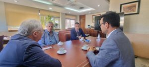 Reunión con Naviera Armas Trasmediterránea, en el Puerto de Almería