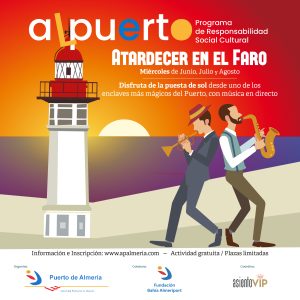 Cartel del Atardecer en el Faro