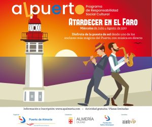 Cartel del Atardecer en el Faro