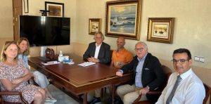 Reunión de la nueva directiva del Club de Mar con la APA