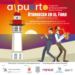 Cartel del Atardecer en el Faro