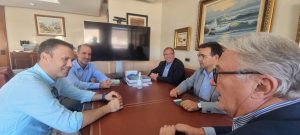 Reunión APA-Naviera Armas Trasmediterránea, en el Puerto de Almería