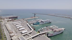 Vista panorámica del Puerto de Almería
