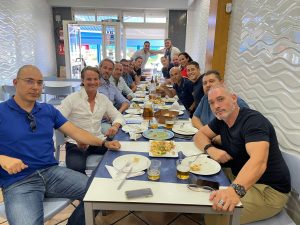Comida de hermanda de los cuerpos policiales que operan en el Puerto de Almería