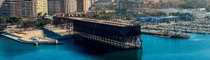 Vista aérea del Cable Inglés de Almería